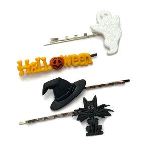 Halloween Theme Bobby Pin Hair Clip Barrette Set